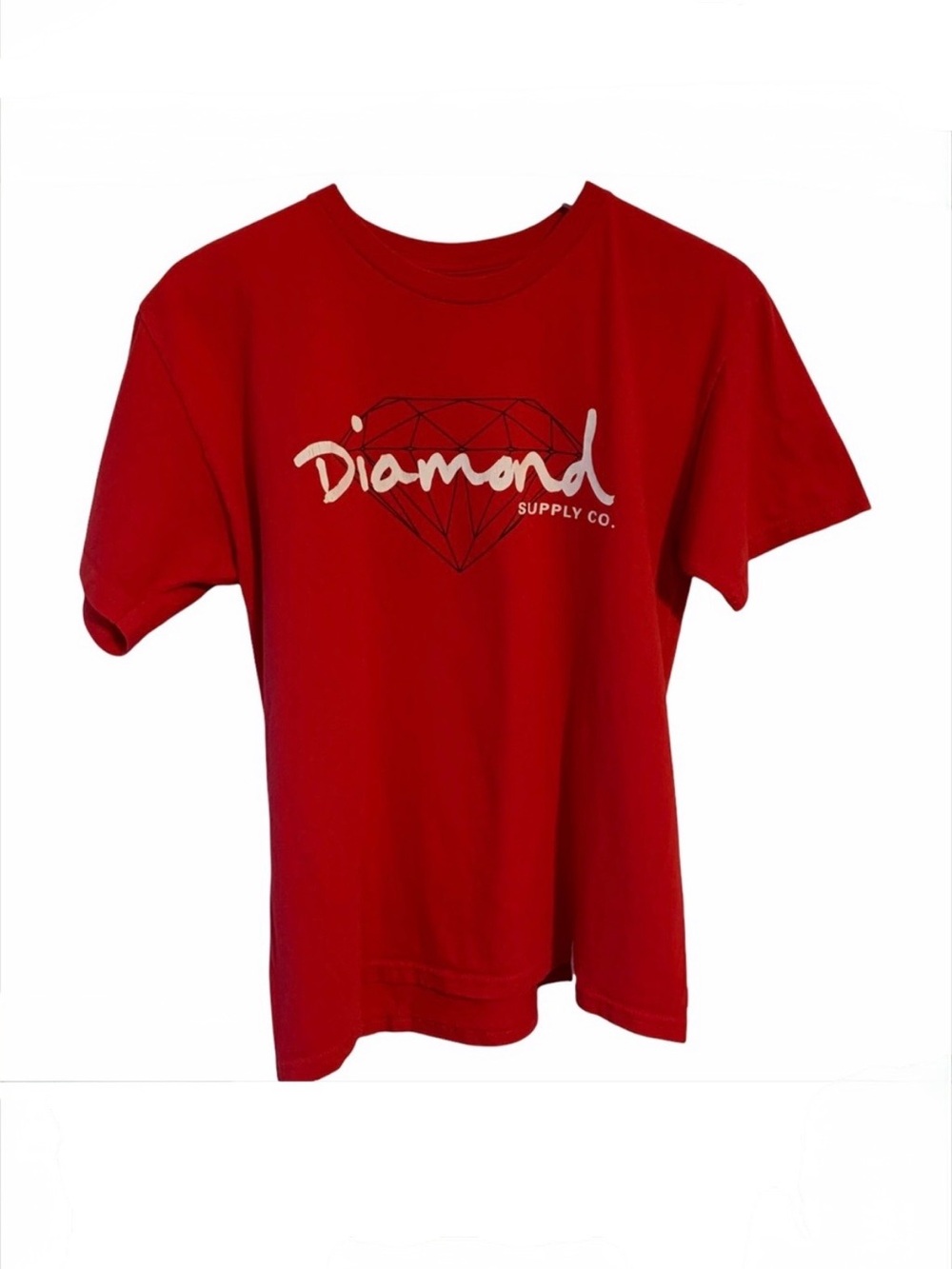 Diamond supply co logo tee L screened t-shirt